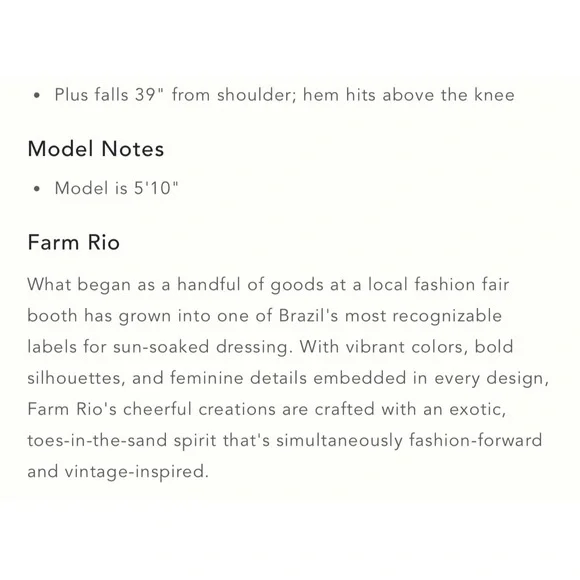 FARM Rio Anthropologie Elinor Tunic Dress NWT SZ 1X - Picture 16 of 16